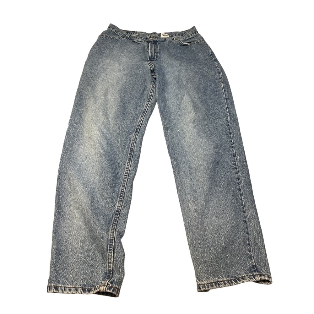Faded Glory Jeans Women's Light Wash 18 Tall Cotton Denim‎ Faded Stressed